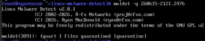 Сканирование на вирусы на Linux-сервере - 12