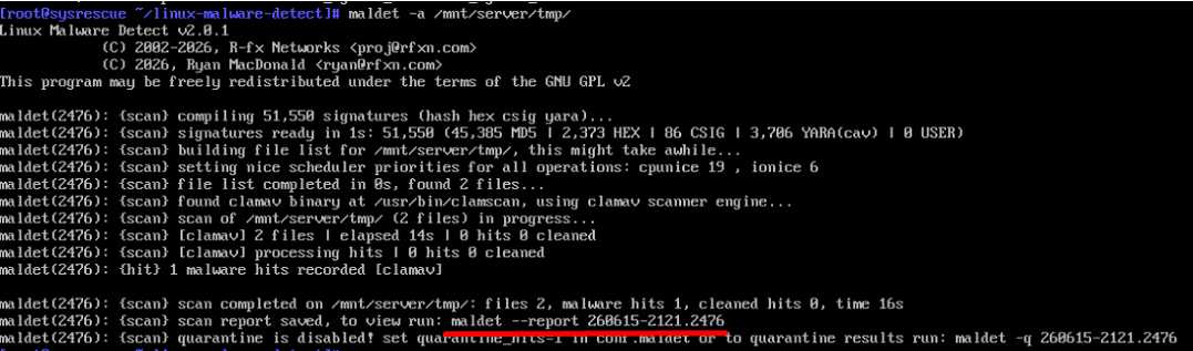 Сканирование на вирусы на Linux-сервере - 10