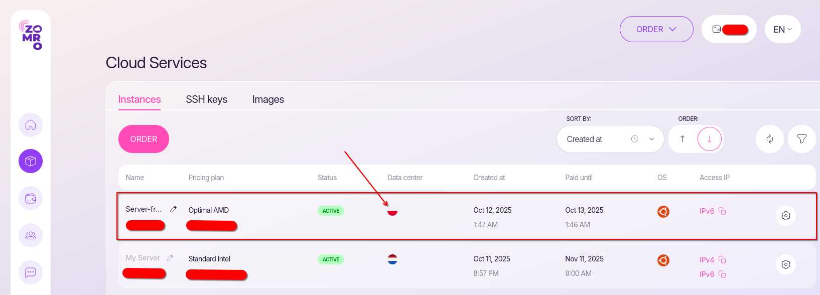 Снимки Cloud VPS: как создать, восстановить и перенести сервер-10
