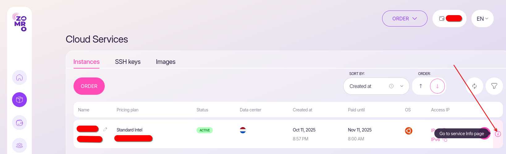 Снимки Cloud VPS: как создать, восстановить и перенести сервер-2