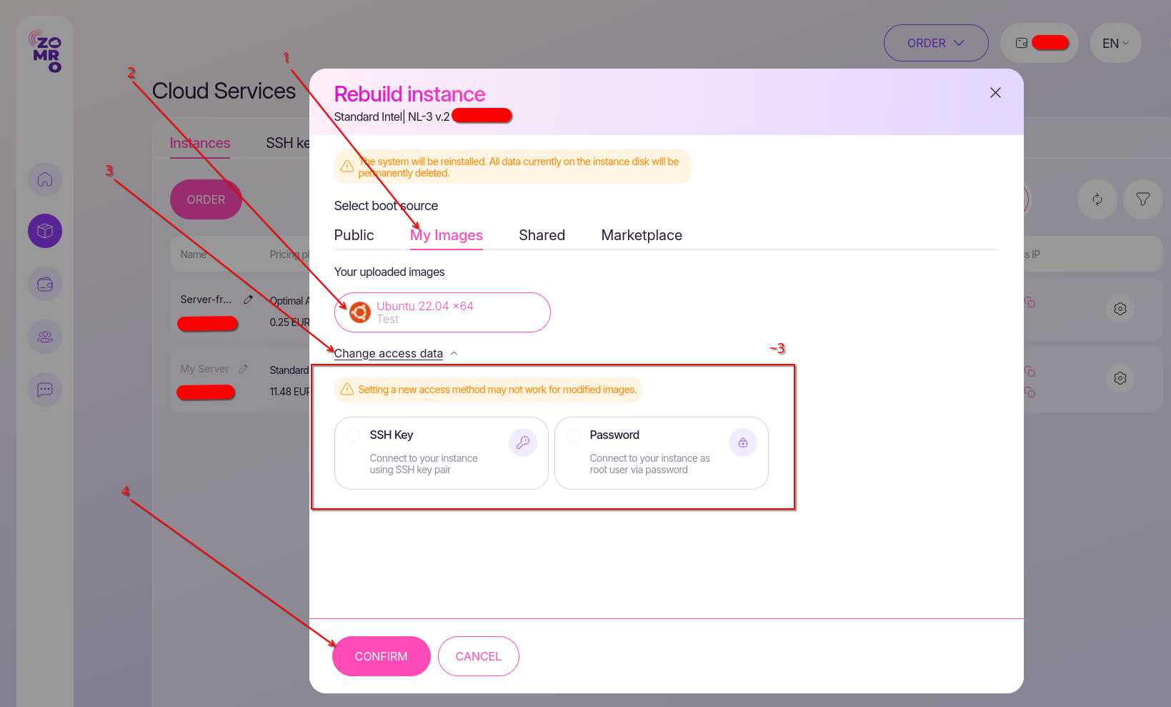 Снимки Cloud VPS: как создать, восстановить и перенести сервер-5