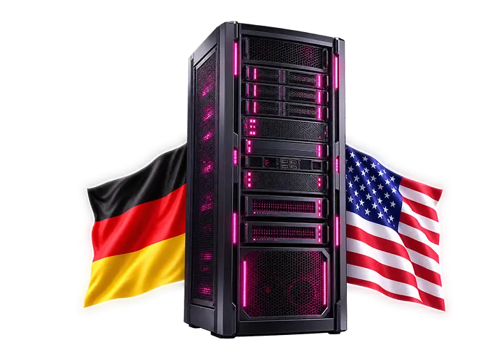Save 20% on servers in Germany and the US